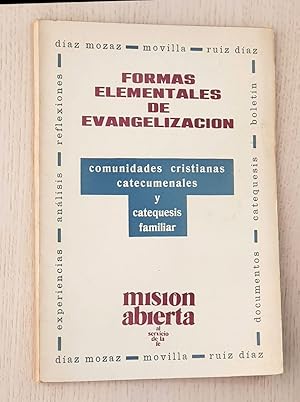 MISIÓN ABIERTA. Año 1975, nº 5. FORMAS ELEMENTALES DE EVANGELIZACIÓN. Comunidades cristianas cate...