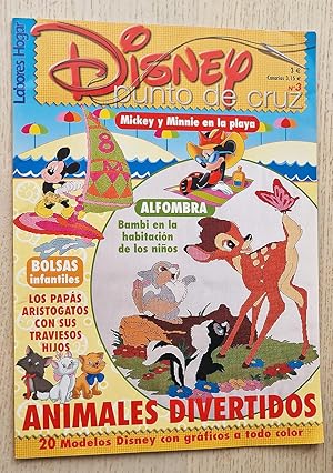 DISNEY PUNTO DE CRUZ nº 3. Animales divertidos