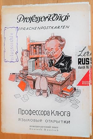 Seller image for Professor Klug's Sprachenpostkarten: Professora Kljuga jazykovye otkrytki. Deutsch-Russisch. [Serie 1-10] for sale by Auceps-Antiquariat Sebastian Vogler