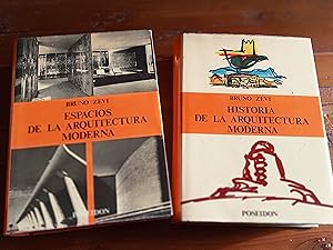 ESPACIOS DE LA ARQUITECTURA MODERNA - HISTORIA DE LA ARQUITECTURA MODERNA. Tomos complementarios....