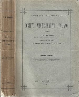 Primo trattato completo di Diritto Amministrativo Italiano
