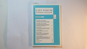 Bild des Verkufers fr List Forum, Band 17 (1991), Heft 2 : GATT-Runde und EG-Agrarpolitik zum Verkauf von Gebrauchtbcherlogistik  H.J. Lauterbach