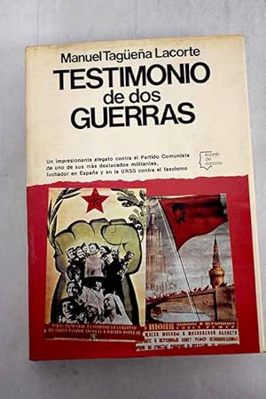 Imagen del vendedor de Testimonio de dos guerras a la venta por Alcan Libros