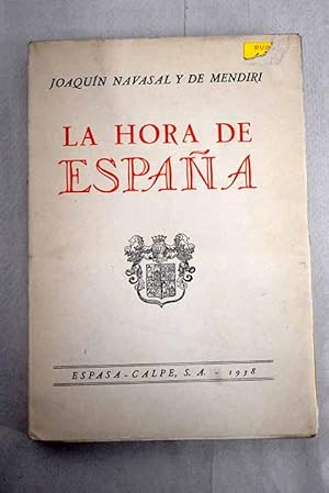 Imagen del vendedor de La hora de Espaa a la venta por Alcan Libros