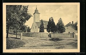 Seller image for Ansichtskarte Rhoda b. Erfurt, Blick zur Kirche for sale by Bartko-Reher