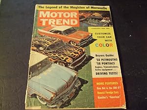 Motor Trend Motor Trend Feb 1958 Customize Your Color, Rambler American