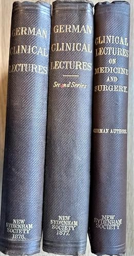 CLINICAL LECTURES ON SUBJECTS CONNECTED WITH MEDICINE, SURGERY, and OBSTETRICS by Various German ...