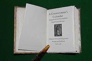 Seller image for A countryman's calendar. Sayings for the months for sale by Stephen Rench