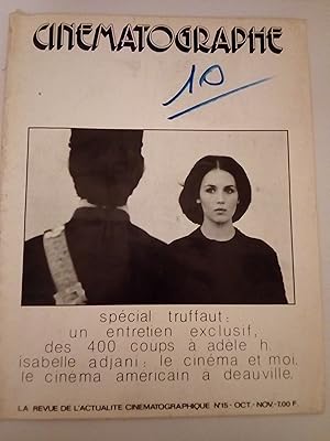 Cinématographe. La revue de l´actualité cinématographique. Nº 15, Oct-Nov. 1975