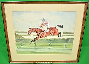 "Gentleman Jockey" 1939 Watercolor by Paul Desmond Brown