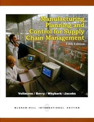 Imagen del vendedor de Manufacturing Planning and Control Systems a la venta por WeBuyBooks