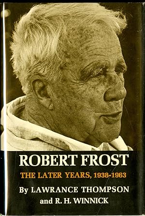 Immagine del venditore per Robert Frost: The Later Years, 1938-1963 venduto da Pazzo Books