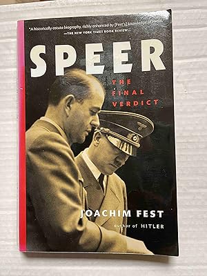 Seller image for Speer: The Final Verdict for sale by Jake's Place Books