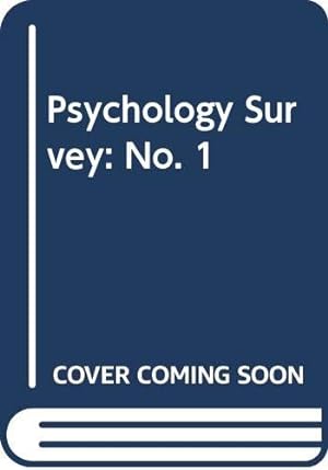 Bild des Verkufers fr Psychology Survey: No. 1 zum Verkauf von WeBuyBooks