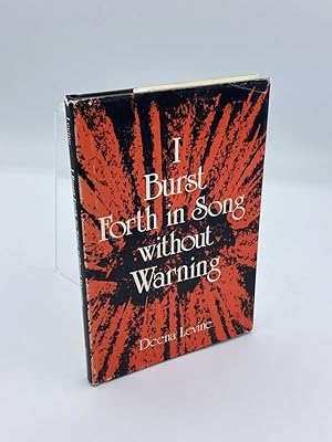 Seller image for I Burst Forth in Song Without Warning (Signed First Edition, 1989) for sale by True Oak Books