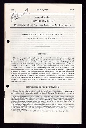Journal of the Power Division - Proceedings of the American Society of Civil Engineers - Contract...