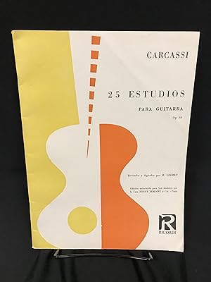 Bild des Verkufers fr 25 Estudios: Para Guitarra, op. 60 zum Verkauf von Friends of the Library Bookstore