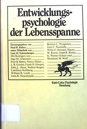 Bild des Verkufers fr Entwicklungspsychologie der Lebensspanne. zum Verkauf von books4less (Versandantiquariat Petra Gros GmbH & Co. KG)