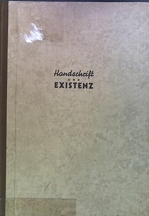 Bild des Verkufers fr Handschrift und Existenz. zum Verkauf von books4less (Versandantiquariat Petra Gros GmbH & Co. KG)