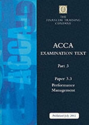 Bild des Verkufers fr Exam Text (ACCA Part 3 S.) zum Verkauf von WeBuyBooks