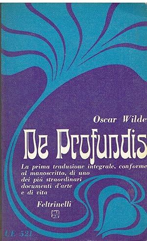 Seller image for De profundis for sale by Libreria sottomarina - Studio Bibliografico