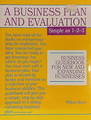 Business Plan And Evaluation: Simple As 1-2-3