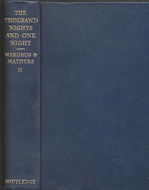 The Book of the Thousand Nights and One Night, Vol. IV
