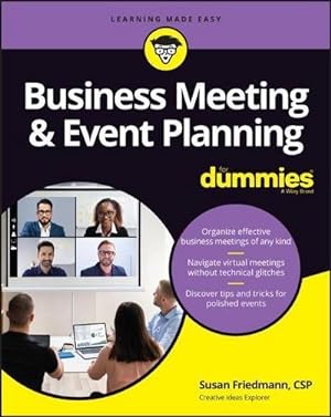 Bild des Verkufers fr Business Meeting & Event Planning For Dummies zum Verkauf von AHA-BUCH GmbH