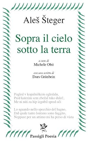 Seller image for Sopra il cielo sotto la terra for sale by Libreria sottomarina - Studio Bibliografico
