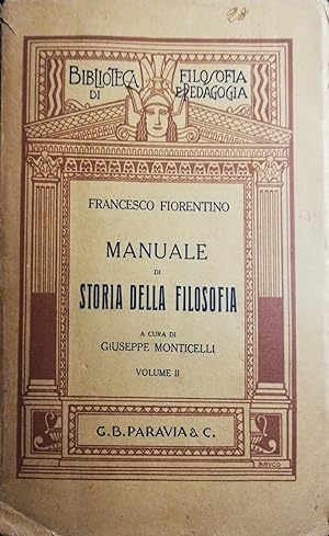 Manuale di Storia della Filosofia