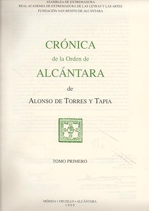 Imagen del vendedor de Crnica de la Orden de Alcntara . a la venta por Librera Astarloa