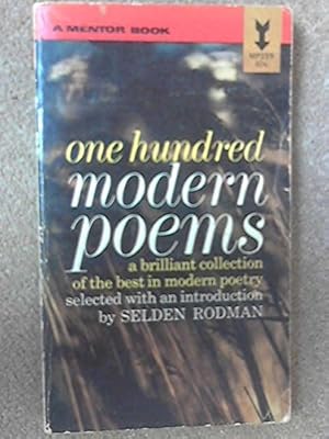 Seller image for One hundred modern poems for sale by WeBuyBooks