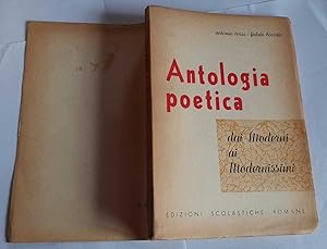 Imagen del vendedor de Antologia poetica dai moderni ai modernissimi a la venta por librisaggi