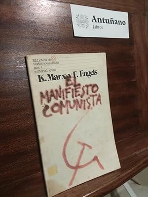 Imagen del vendedor de El manifiesto comunista a la venta por Libros Antuano