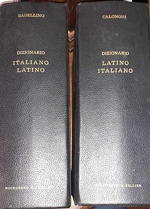 Dizionario latino-italiano italiano-latino. Volumi 2