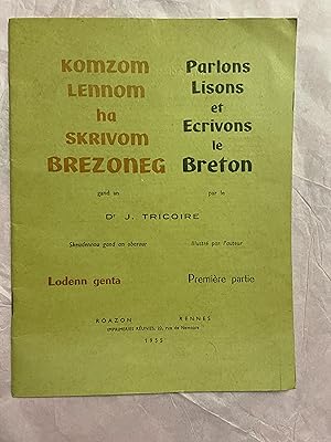 Imagen del vendedor de Parlons Lisons et Ecrivons le Breton a la venta por Breizh56