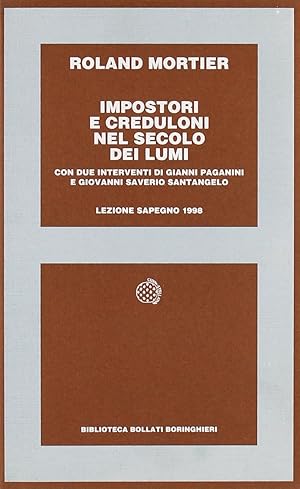 Impostori e creduloni nel secolo dei lumi