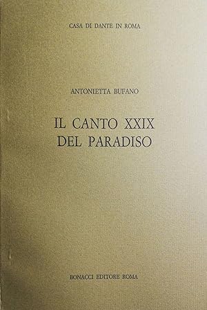 Il canto XXIX del Paradiso