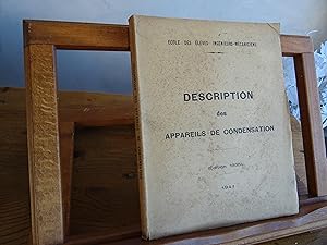 Seller image for DESCRIPTION des Appareils De Condensation (Edition 1935) for sale by librairie ESKAL