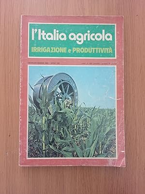 L 'Italia agricola: irrigazione e produttività