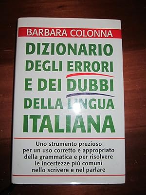 Immagine del venditore per Dizionario degli errori e dei dubbi della lingua italiana venduto da librisaggi