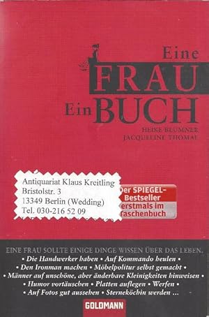 Immagine del venditore per Eine Frau Ein Buch venduto da Klaus Kreitling