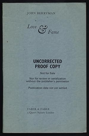 Love and Fame *UK PROOF copy*