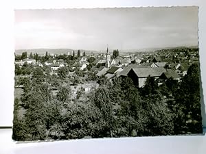 Allschwil. Ansicht vom Rosenberg aus. Alte Ansichtskarte / Postkarte s/w, gel. ca 90ger Jahre. Pa...