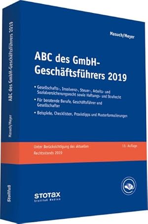 Seller image for ABC des GmbH-Geschftsfhrers 2019 for sale by buchversandmimpf2000
