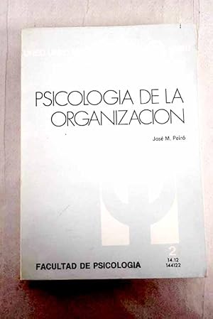 Imagen del vendedor de Psicologa de la organizacin, tomo II a la venta por Alcan Libros