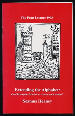 Extending The Alphabet: On Christopher Marlowe's Hero & leander *First Edition*