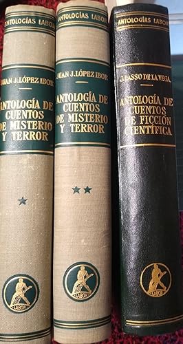 Antologia de cuentos de ficción científica (J. Lasso de La Vega) + ANTOLOGÍA DE CUENTOS DE MISTER...