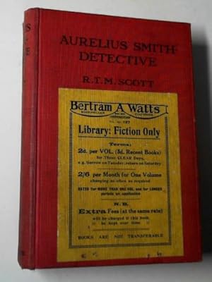 Bild des Verkufers fr Aurelius Smith detective zum Verkauf von Cotswold Internet Books