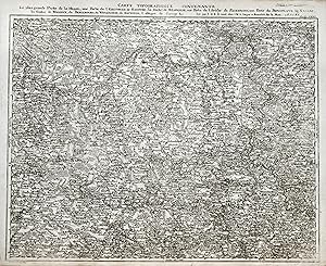 Bild des Verkufers fr Kupferstich- Karte, n. H. Cntgen b. I. W. Iaeger, "Carte Topographique contenante. Les plus grande Partie de la Hesse, une Partie de l electorale de Hanovre, la Duch de Westphalie.". zum Verkauf von Antiquariat Clemens Paulusch GmbH